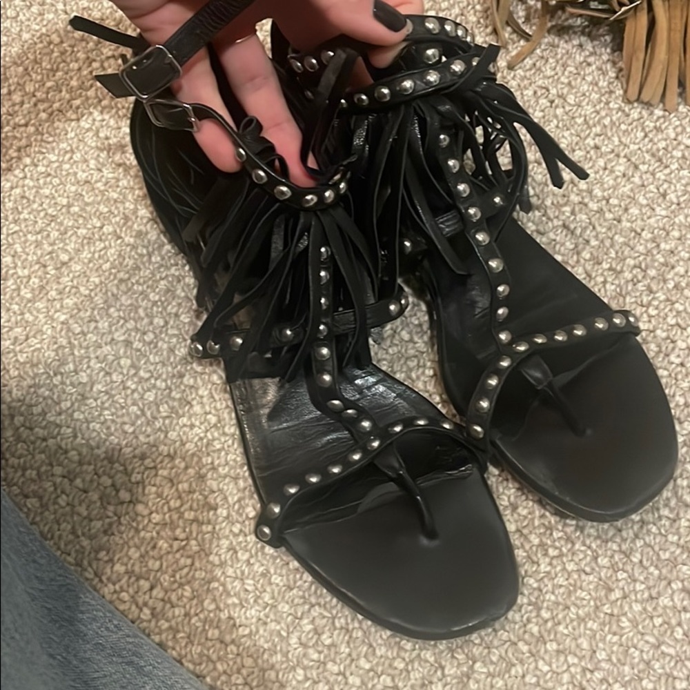 Saint laurent gladiator sandal. Size 39.5
